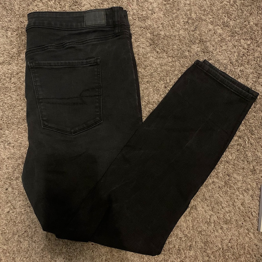 Size 20 American Eagle Next Level Stretch Black Skinny Jeans